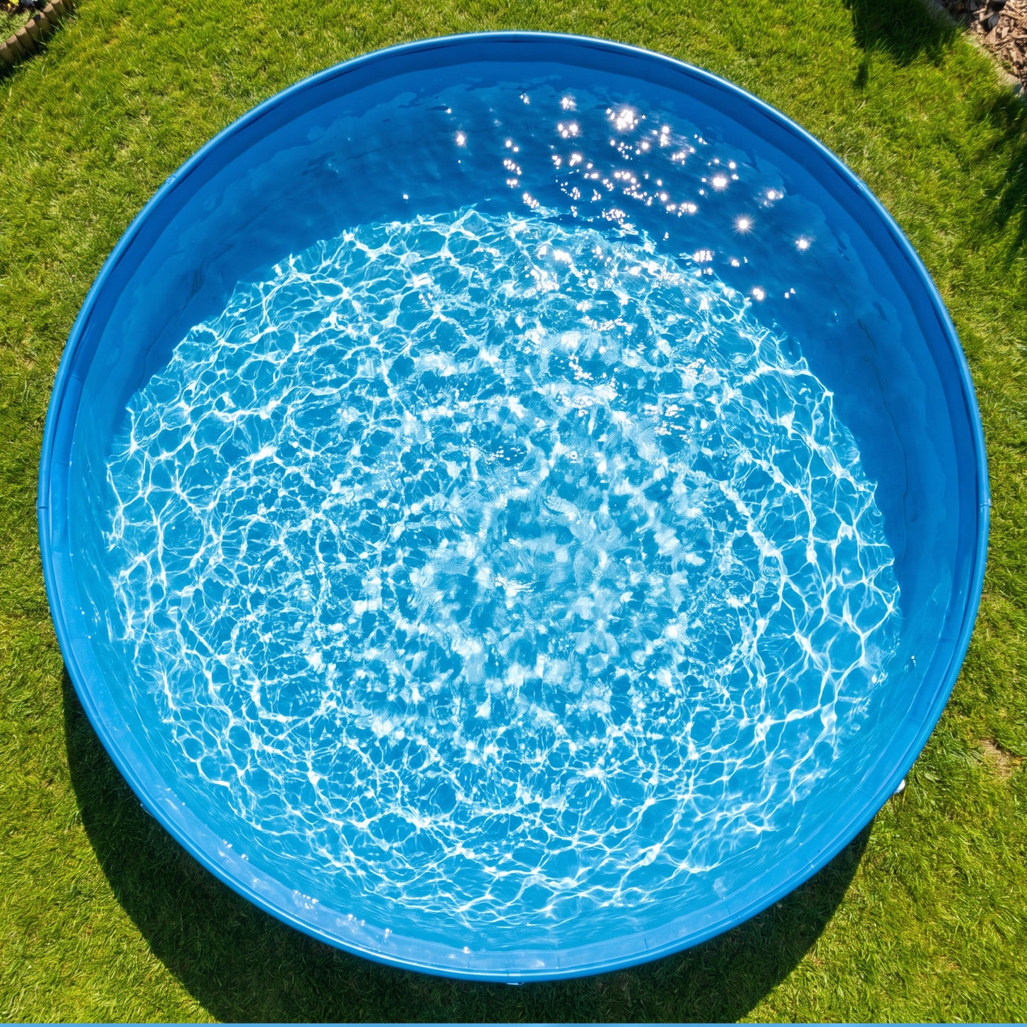 PawHut Foldable Dog Pool for Puppies and Ducks Dog Paddling Pool Bath Tub, Dark Grey, 80 x 20 cm