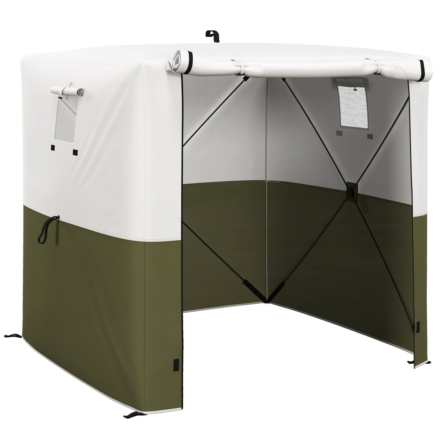 Outsunny 2 x 2m Pop-Up Gazebo, with Accessories - Green Default Title