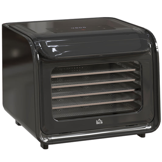 HOMCOM 35-70Â°C Six-Tray Food Dehydrator - Black