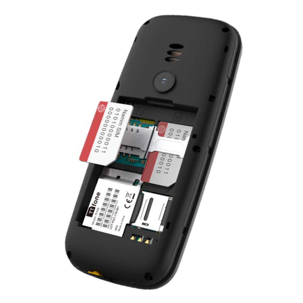 TTfone TT170 Black Dual SIM with Mains Charger