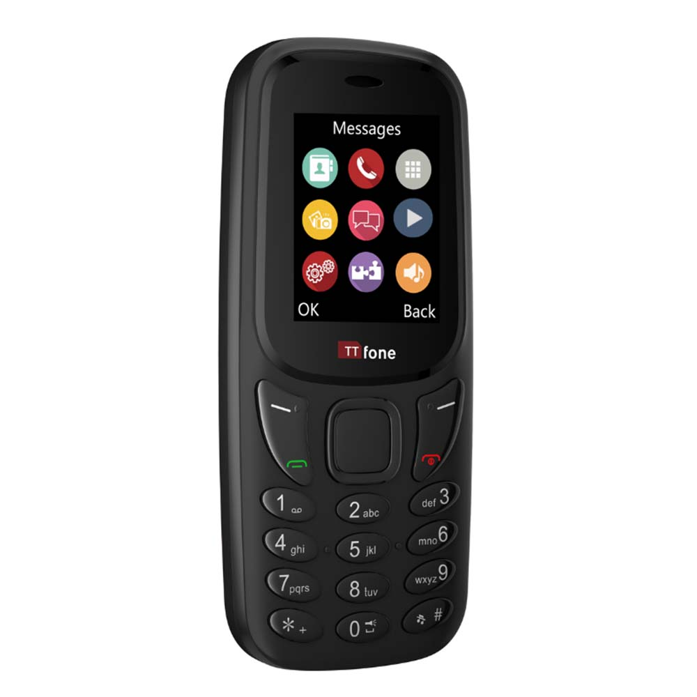 TTfone TT170 Black Dual SIM with Mains Charger