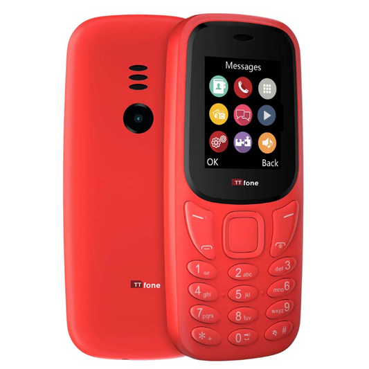 TTfone TT170 Red Dual SIM with USB Cable