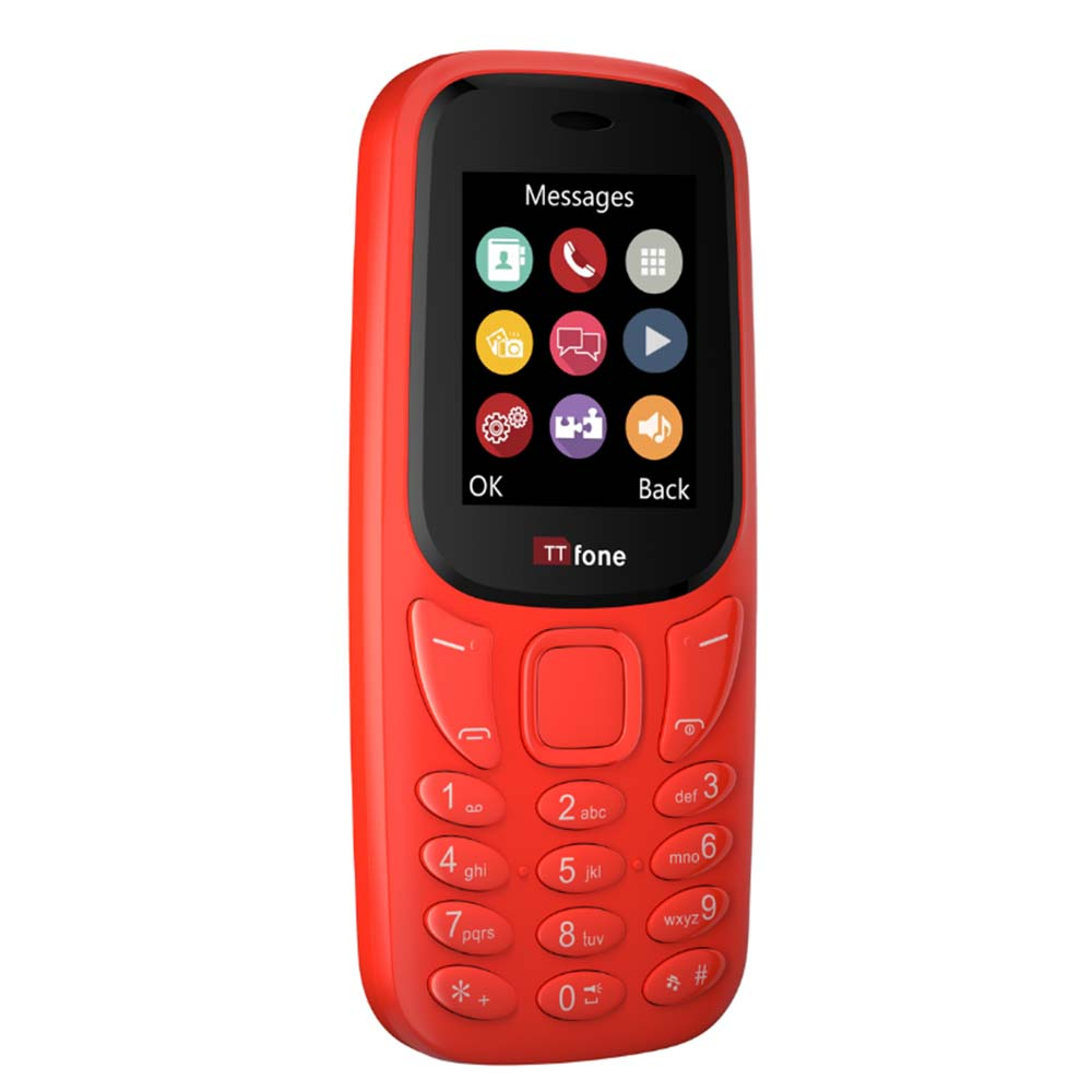 TTfone TT170 Red Dual SIM with USB Cable