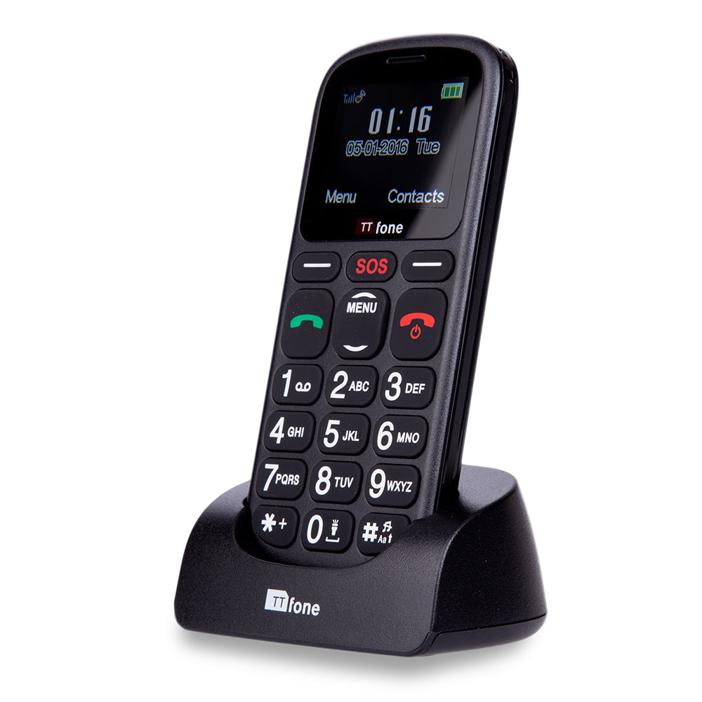 TTfone Comet TT100 Big Button Basic Senior Unlocked SOS Emergency Mobile Phone EU