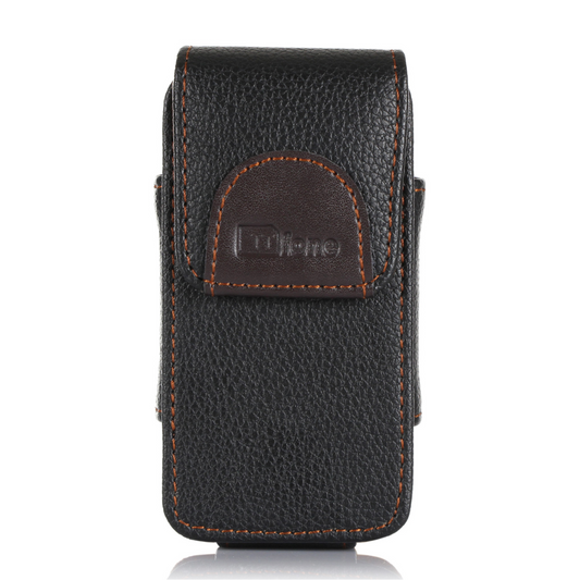 TTfone Original Brown Faux Leather Holster Case (TTCF4) for Star TT300, TT140 Mobile