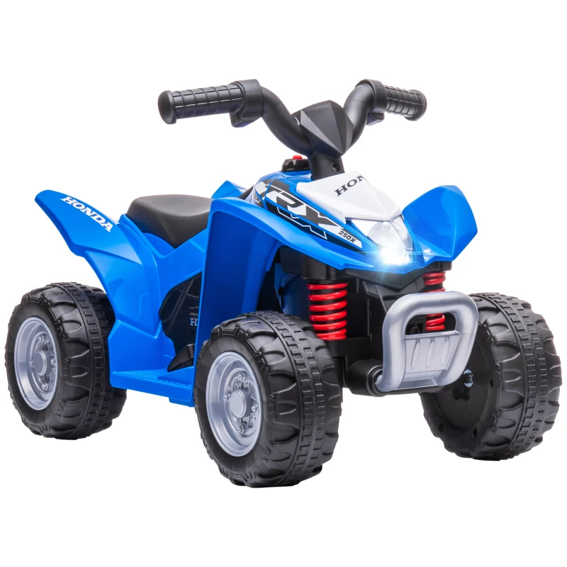 AIYAPLAY Honda Licensed Kids Electric Quad Bike 6V ATV Ride On for 1.5-3 Years in Blue