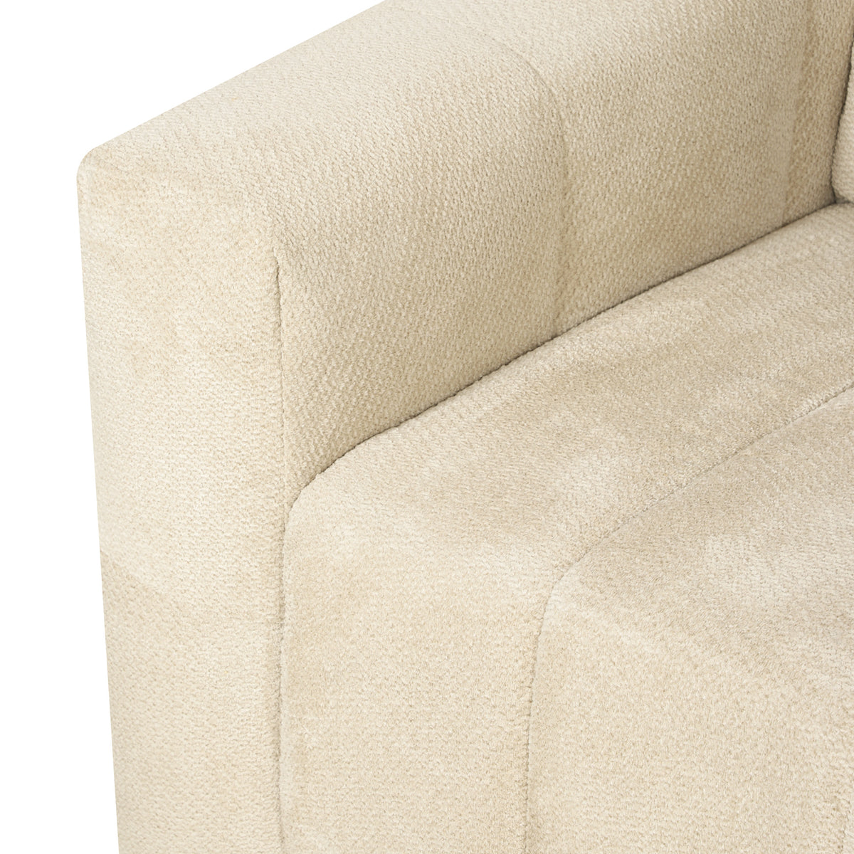 HOMCOM 2 Seater Sofa, Upholstered Velvet Small Couch for Bedroom with Pillows, Modern Sofa Settee with Padded Cushion and Wood Legs for Living Room, Cream White