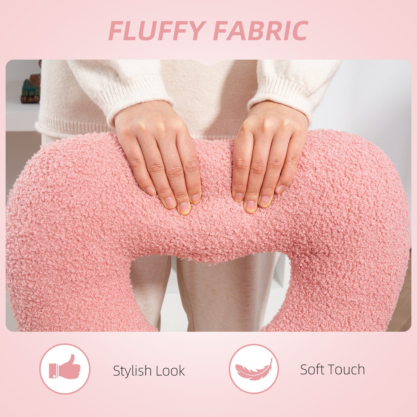  or study areas while providing unique style and comfort.</li><li>Luxurious comfort: Upholstered in soft teddy fleece fabric and equipped with high-density foam