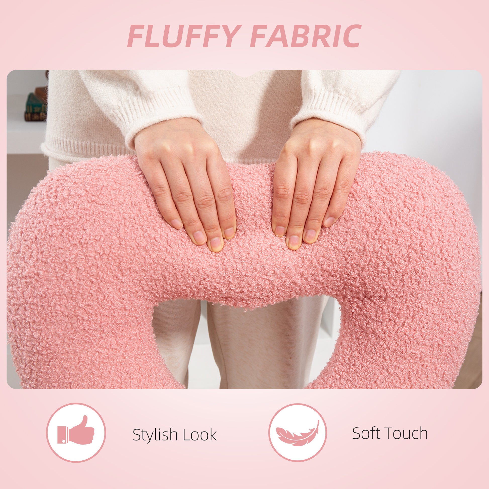  or study areas while providing unique style and comfort.</li><li>Luxurious comfort: Upholstered in soft teddy fleece fabric and equipped with high-density foam