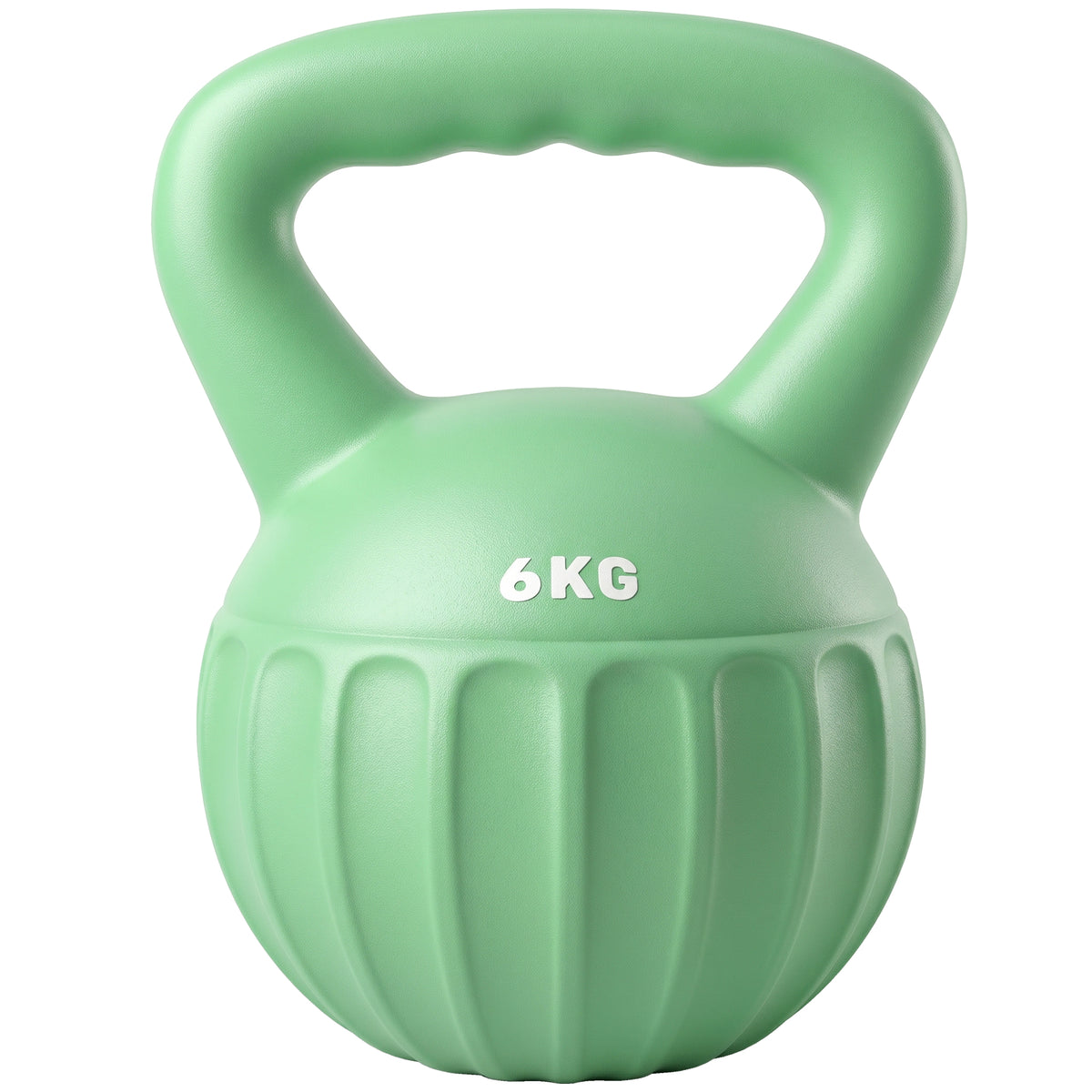 SPORTNOW Kettlebell for Strength Training Kettle Bell with Non-Slip Handle 6 kg Green Default Title