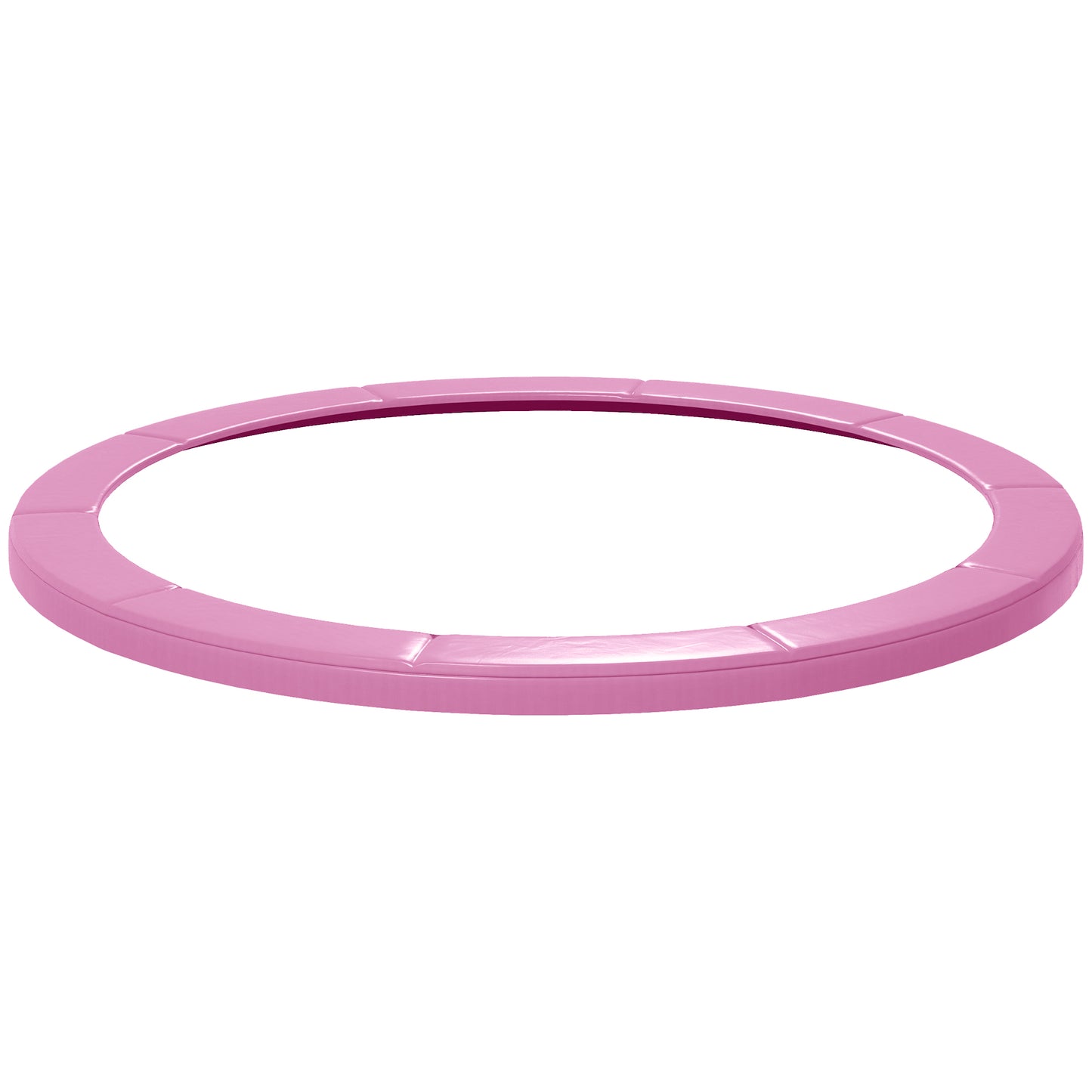 SPORTNOW 8FT Trampoline Spring Cover, Plastic Trampoline Pad Replacement with Elastic Cord, Waterproof, UV Resistant and Tear-Resistant, Pink Default Title