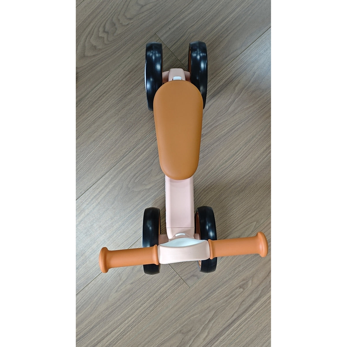 AIYAPLAY Balance Bike, Lightweight Baby Balance Bike with Foldable Design, Adjustable Seat, No Pedal for 1-2 Years, Pink