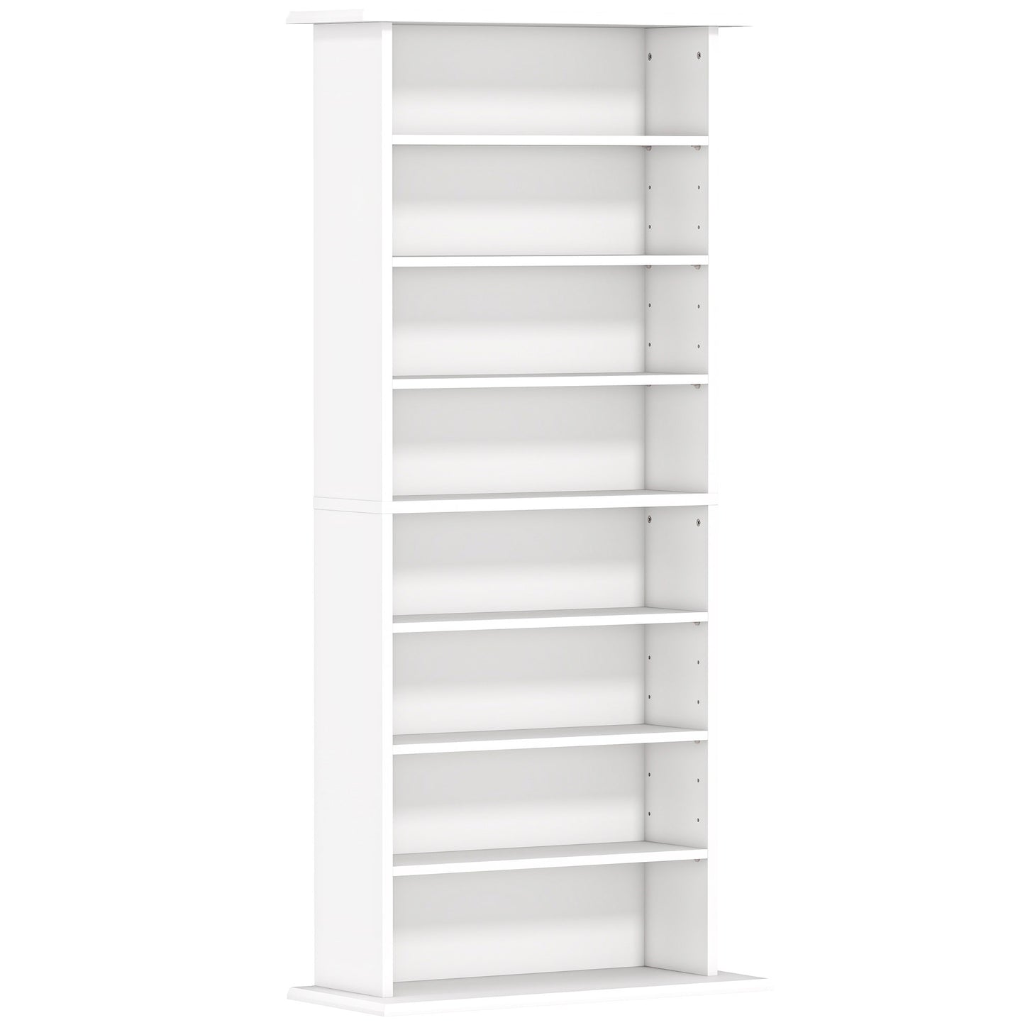 HOMCOM 360 CD Storage Unit - White Default Title