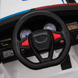 Ride On Dual Drive 12V 7A.h Police Car with 2.4G Remote Control White