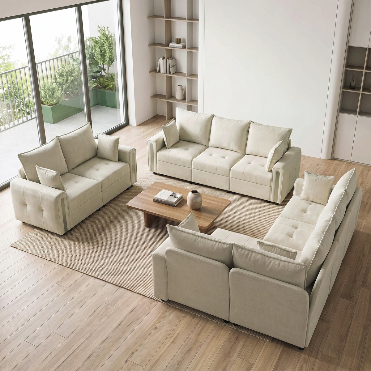 HOMCOM 2 Seater Sofa with Lift-Up Storage, 168 cm Comfy Velvet Small Couch with Wide Deep Seat, Plush Backrest, Thick Padding, 2 Pillows, Loveseat for Living Room, Home Office, Beige