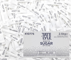 2.5kg Sugar Individual Sticks Sachets White & Brown