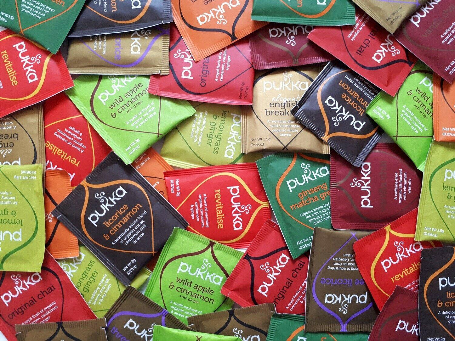 Pukka Organic Herbal Tea Bags, Random Selection