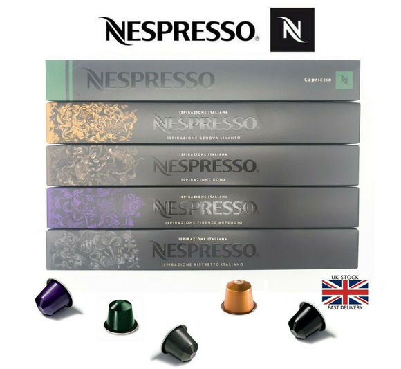 50 Nespresso Original Coffee Machine Classic Pods