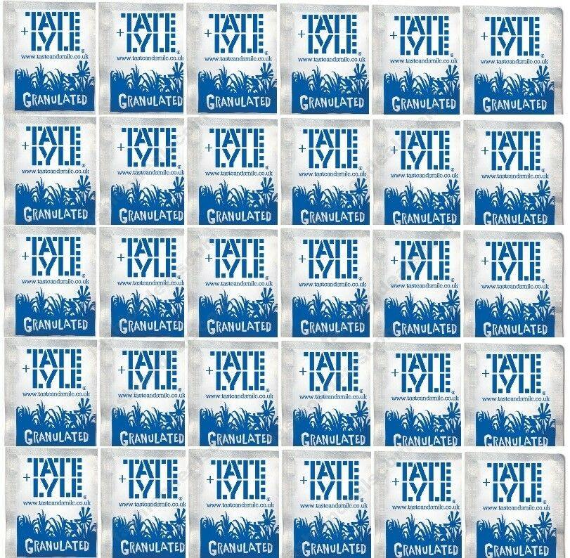 TATE & LYLE White Granulated Sugar 2000 Individual Sachets Sticks