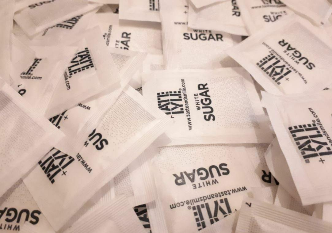 TATE & LYLE White Granulated Sugar 2000 Individual Sachets Sticks