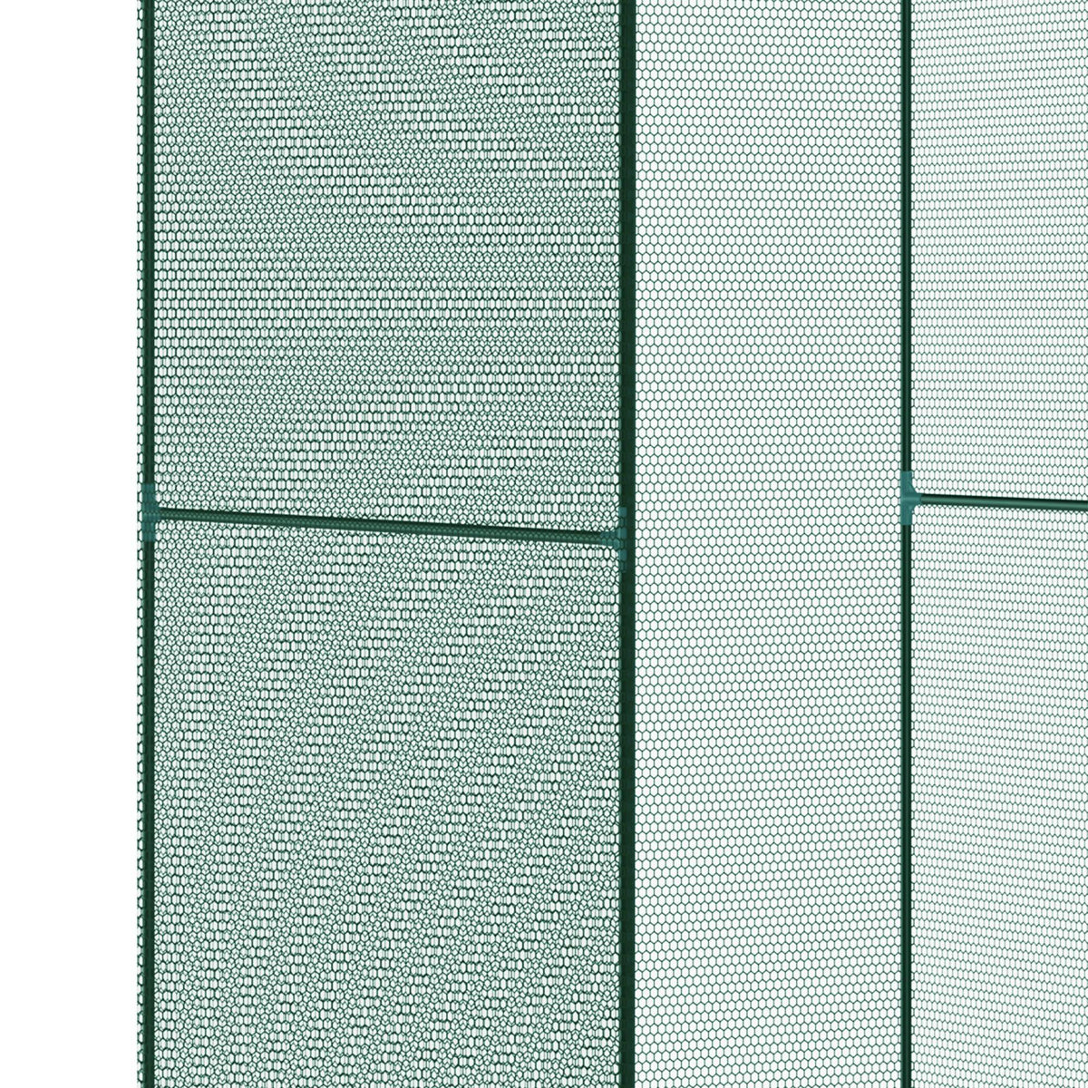 Outsunny 120 x 120cm Compact Plant Cage, with Netting - Green