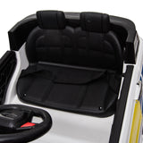 Ride On Dual Drive 12V 7A.h Police Car with 2.4G Remote Control White