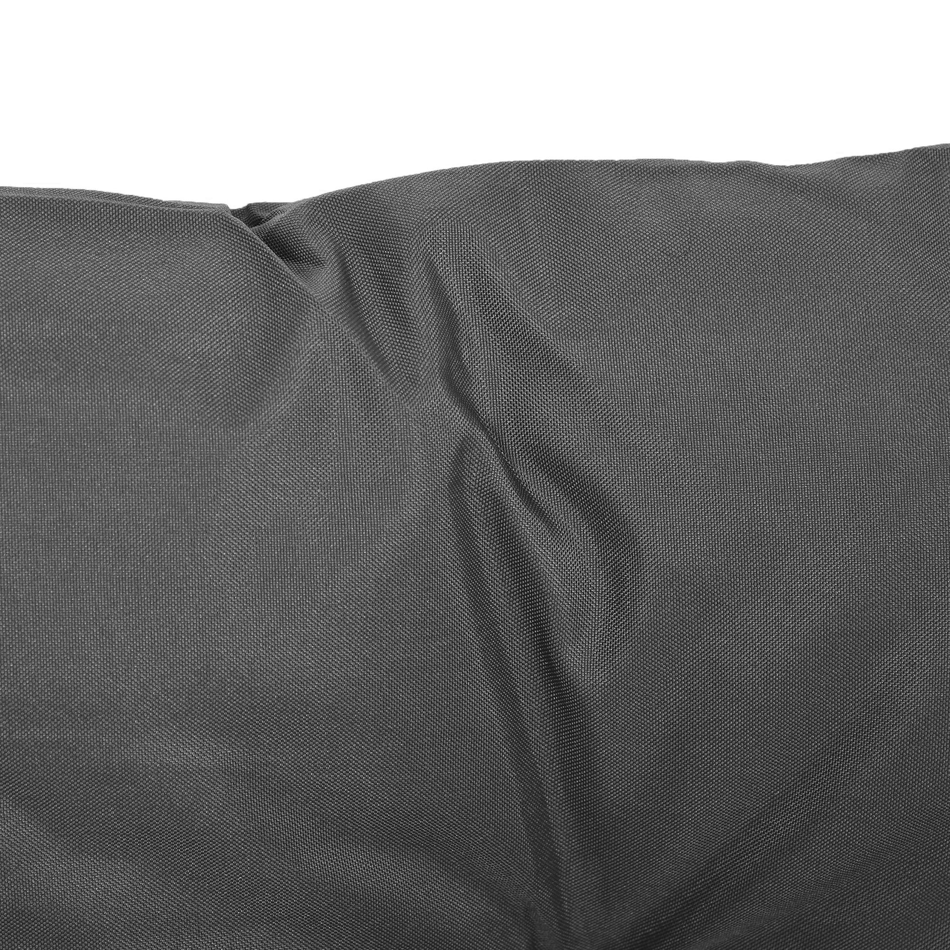 Outsunny Set of Two Outdoor Seat Cushions - Dark Grey