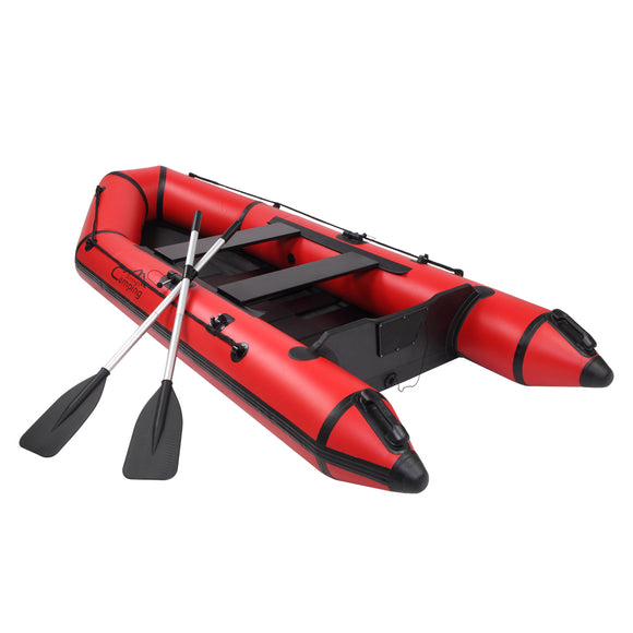 Camping Survivals 10ft PVC 330kg  Water Adult Assault Boat Off-Red