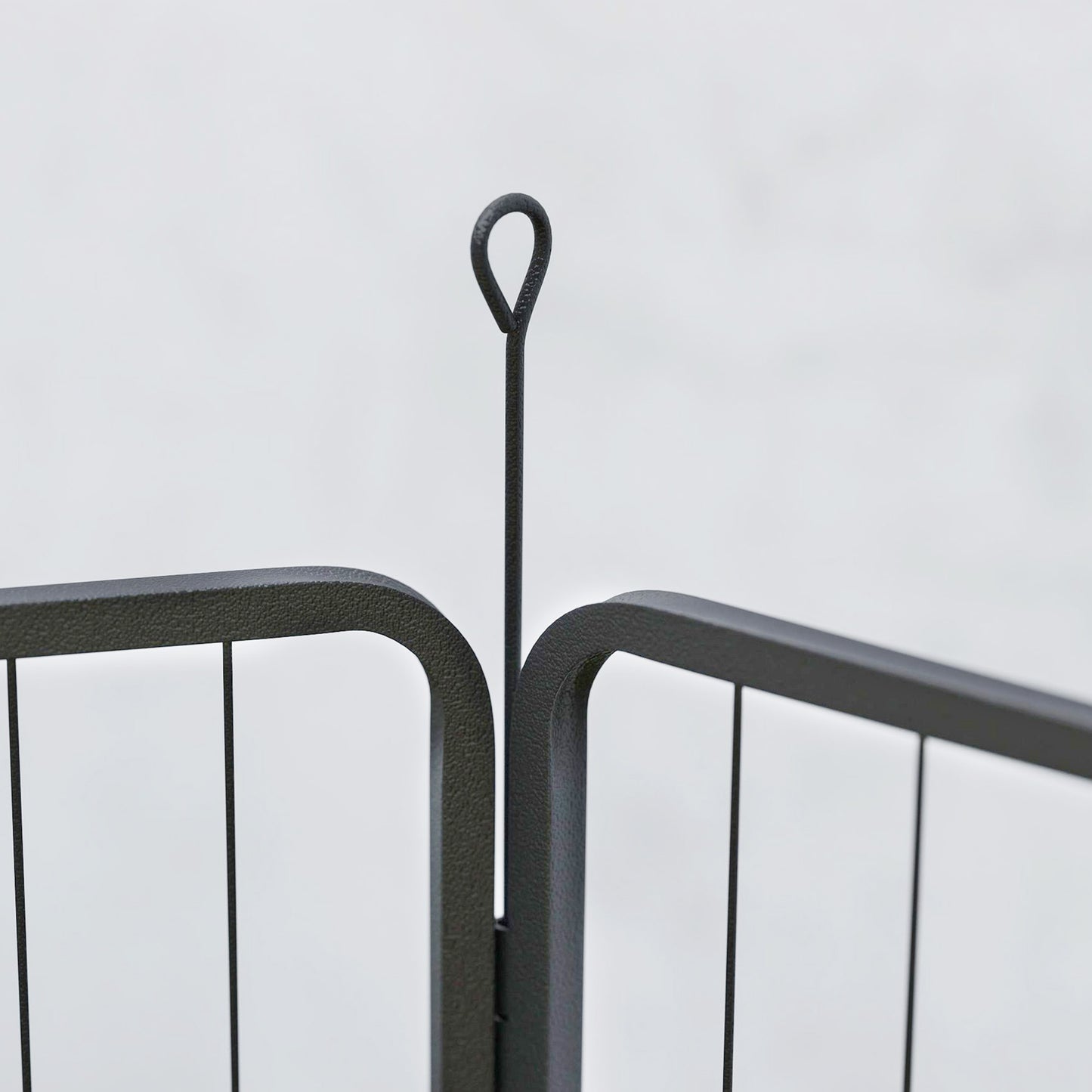 PawHut 6 Panels Dog Playpen, Portable Detachable Puppy Pen with Door, for Large Dogs, 100cm High, Grey