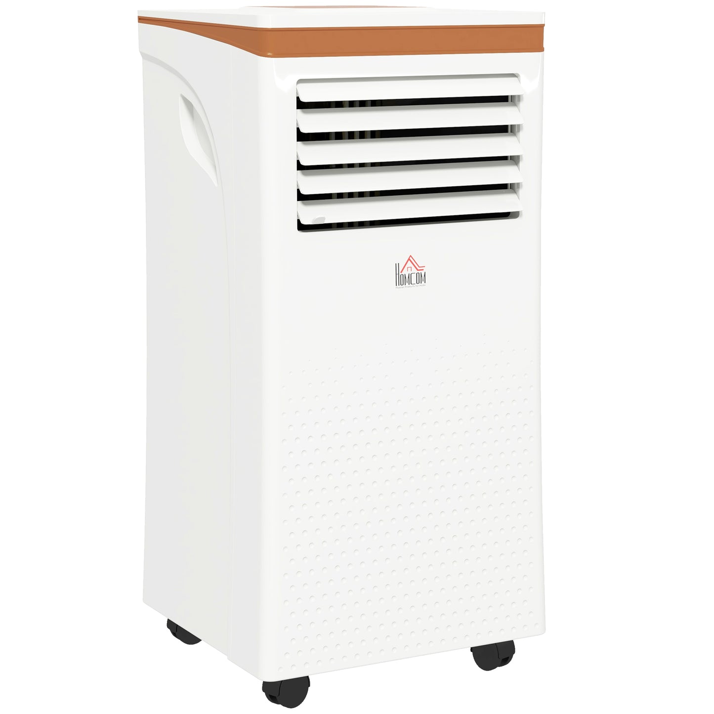 HOMCOM Portable Air Conditioner 10000 BTU, 4-in-1 Mobile Air Conditioning Unit with Cooling, Fan, Dehumidifier & Sleep Mode, LED Display, Remote Control, 24H Timer, Window Kit for Rooms up to 30ãŽ¡