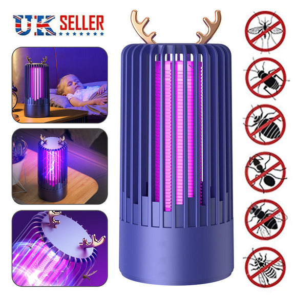 Electric Insect UV Zapper Mosquito Killer Pest Catcher Lamp Fly Bug Indoor Trap
