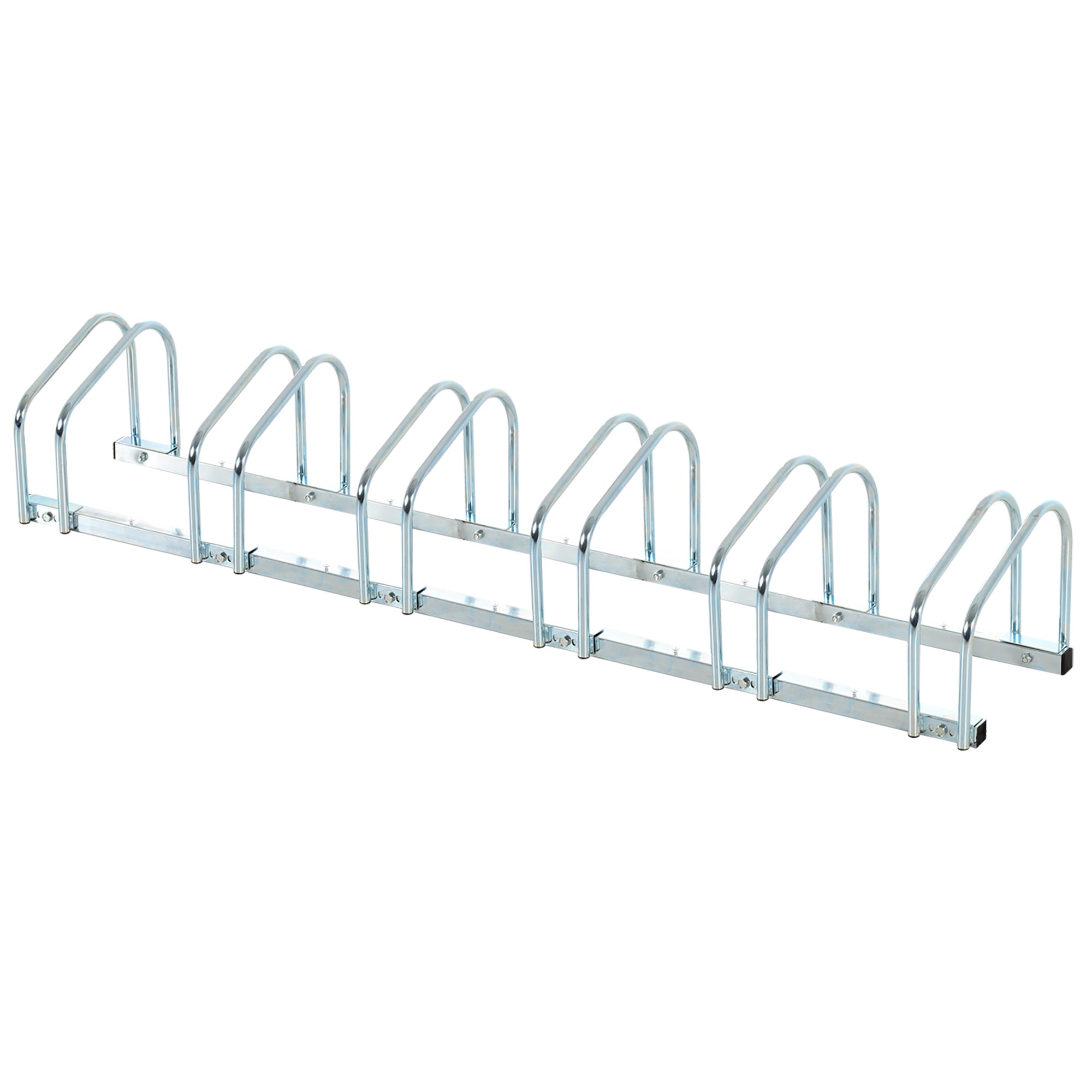 HOMCOM Bike Stand Parking Rack Floor or Wall Mount Bicycle Cycle Stora ...