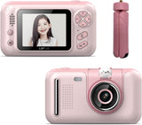 Kids Camera, Children Digital Selfie Camera For 3-12 Year Old Girls Boys With 20MP Photo Resolution, 1080P HD Video Camera With 32GB SD Card And Selfie Stick