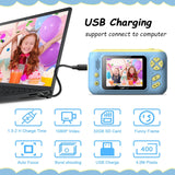 Kids Camera, Children Digital Selfie Camera For 3-12 Year Old Girls Boys With 20MP Photo Resolution, 1080P HD Video Camera With 32GB SD Card And Selfie Stick