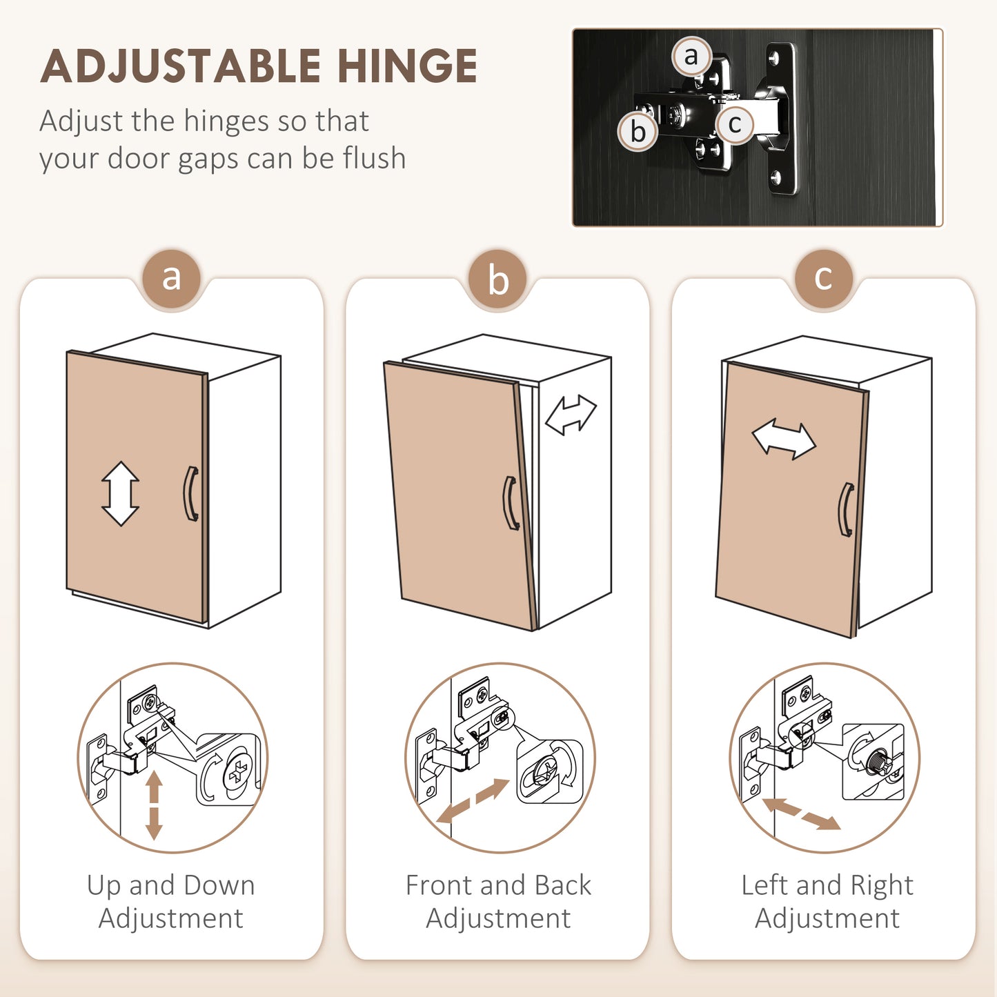 HOMCOM Freestanding Kitchen Cupboard, 4-Door Storage Cabinet with Adjustable Shelves, Modern Kitchen Pantry for Dining Room, 170cm, Black