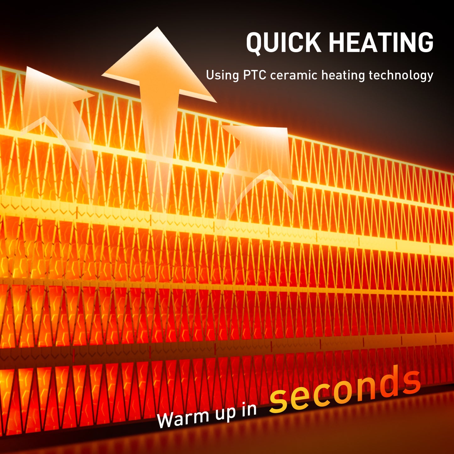 HOMCOM 2000W Ceramic Electric Heater with Fan, Timer, Oscillation - White