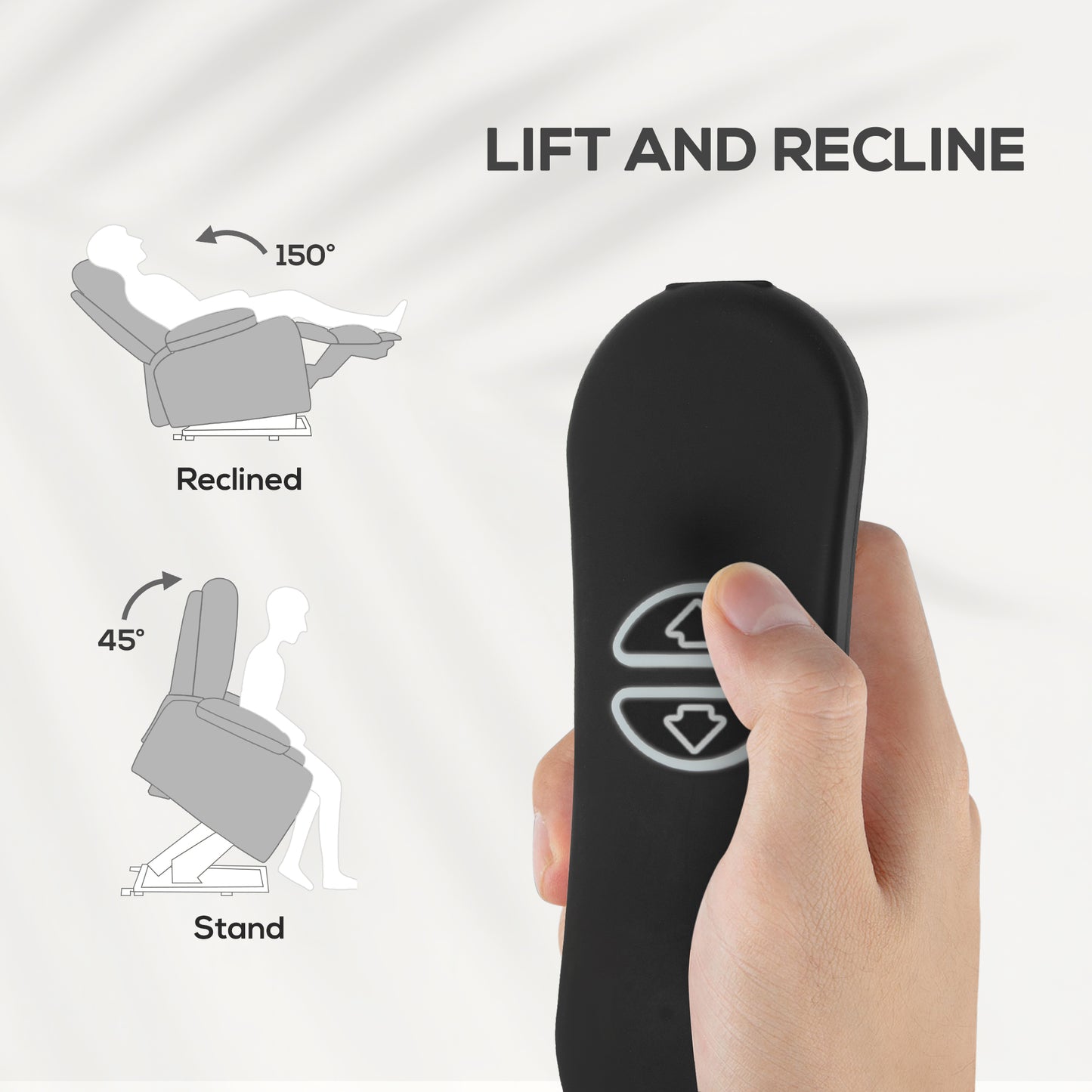 HOMCOM Velvet-Feel 150Â° Electric Riser Recliner Chair - Grey