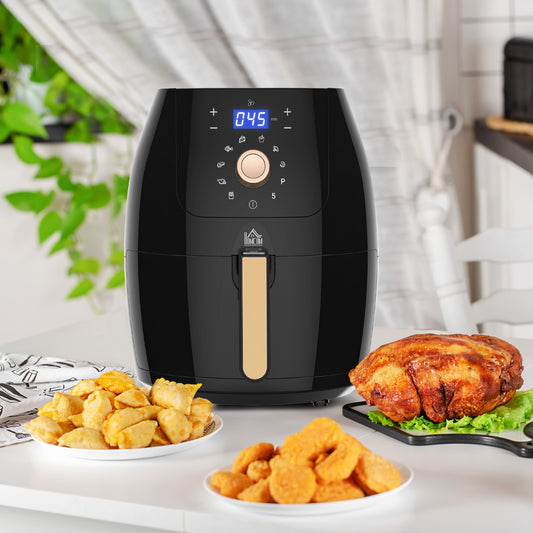 HOMCOM 5.5L 1700W Air Fryer, with Digital Display, 80-200â„ƒ Temperature