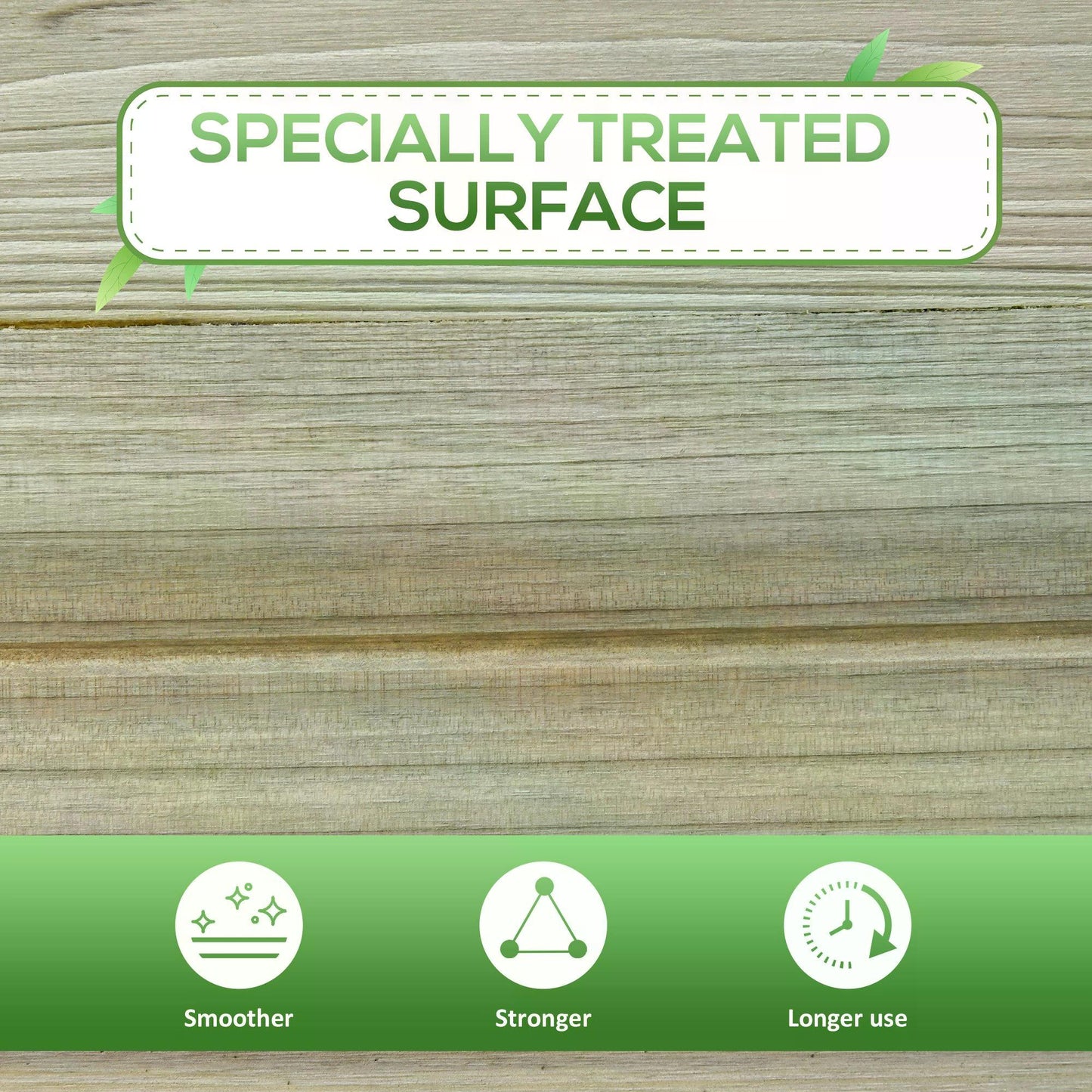 Outsunny Garden Wooden Plantersï¼Œ Raised Garden Bed with Legs and Storage Shelf Elevated Wooden Planter Box