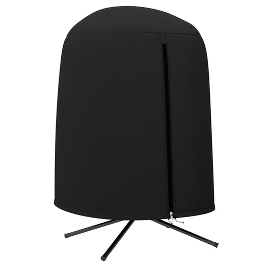 Outsunny 190 x Î¦128cm Hanging Egg Chair Furniture Cover - Black
