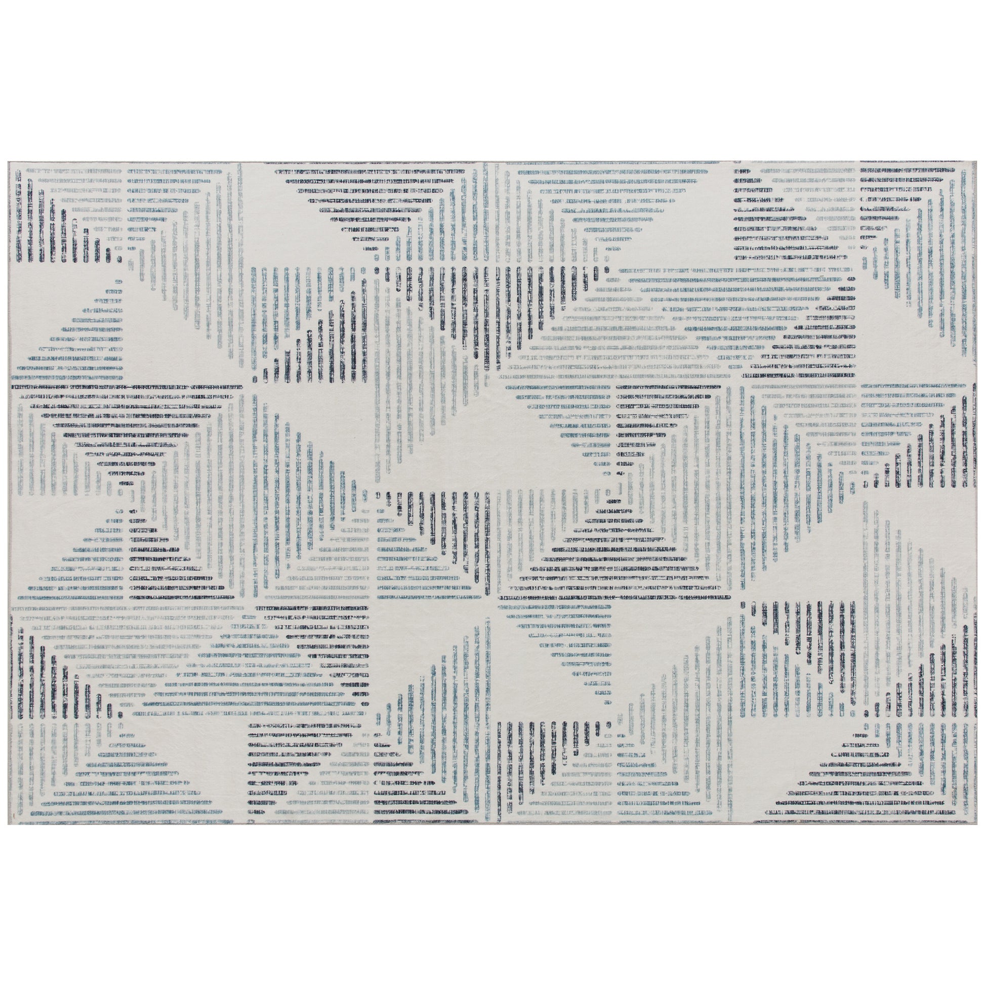 HOMCOM Modern Area Rug, Geometric Pattern Non-Slip Washable Rug, Soft Floor Carpet for Living Room, Bedroom, Dining Room, Home Office, 290 x 200 cm, Multi-Coloured Default Title