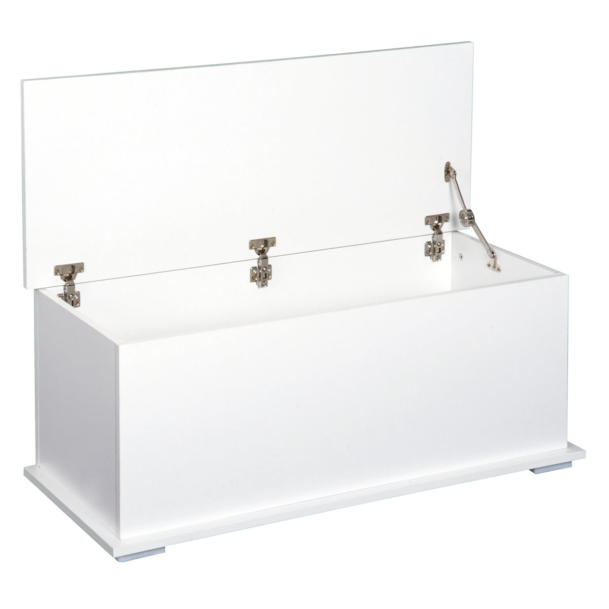 Homcom Storage Box HOMCOM 113L Storage Chest, Storage Box with Flip-Top Lid and 2 Safety ...