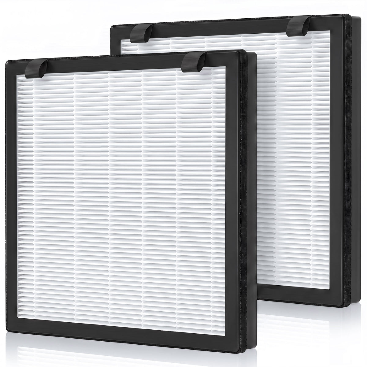 HOMCOM H13 True HEPA Replacement Filter for Air Purifier (Model 823-096), Activated Carbon Filter for Smoke, Pet Odour, 2 Pack Default Title