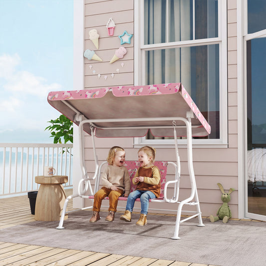 <ul style="list-style:disc;margin-left:15px;"><li>Secure and stable design: Reinforced steel A-frame promises kids swing chair stability and prevents tipping