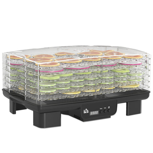 HOMCOM 40-70â„ƒ Six-Tray Food Dehydrator - Black