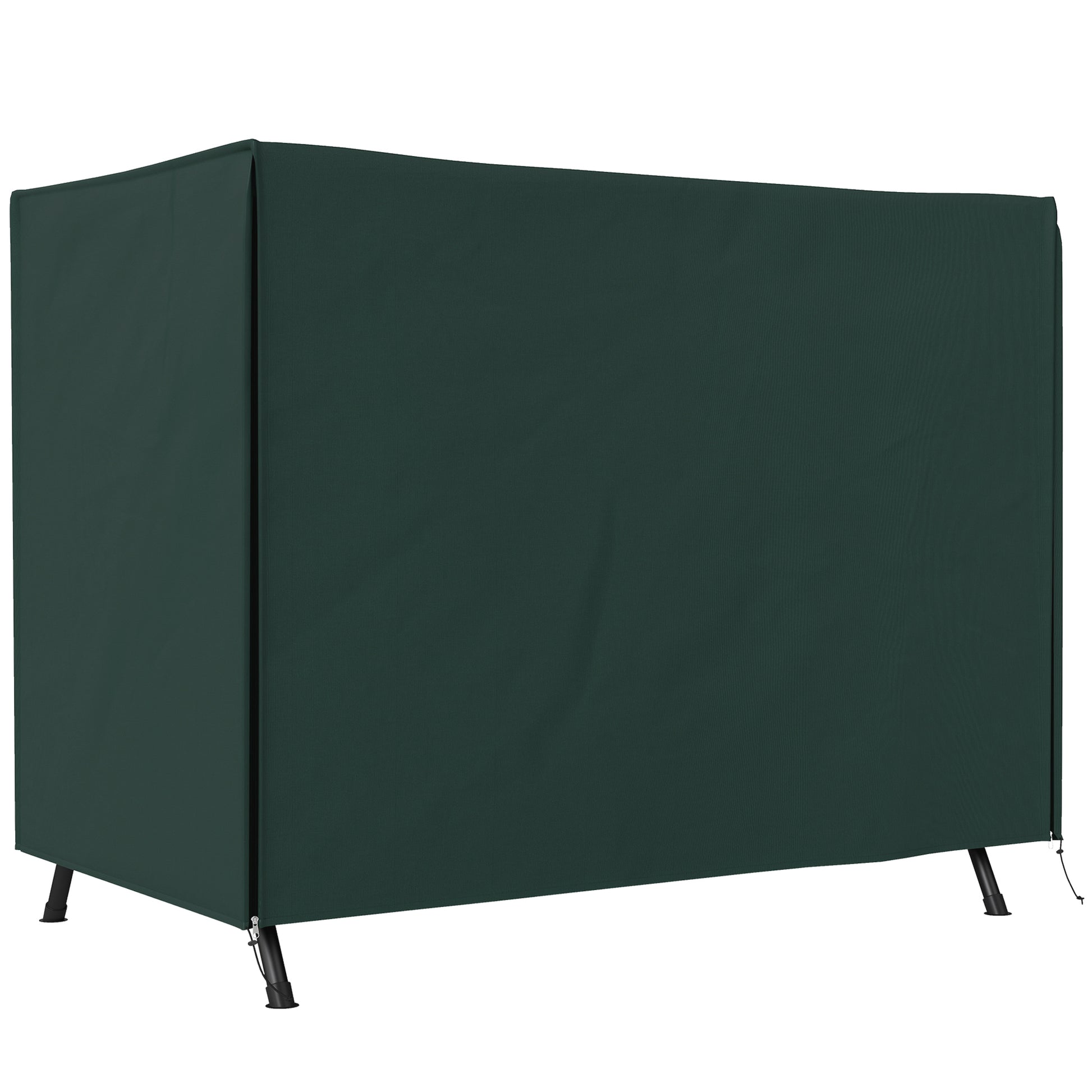 Outsunny 205 x 124cm Three-Seater Swing Chair Protective Cover Deep Green