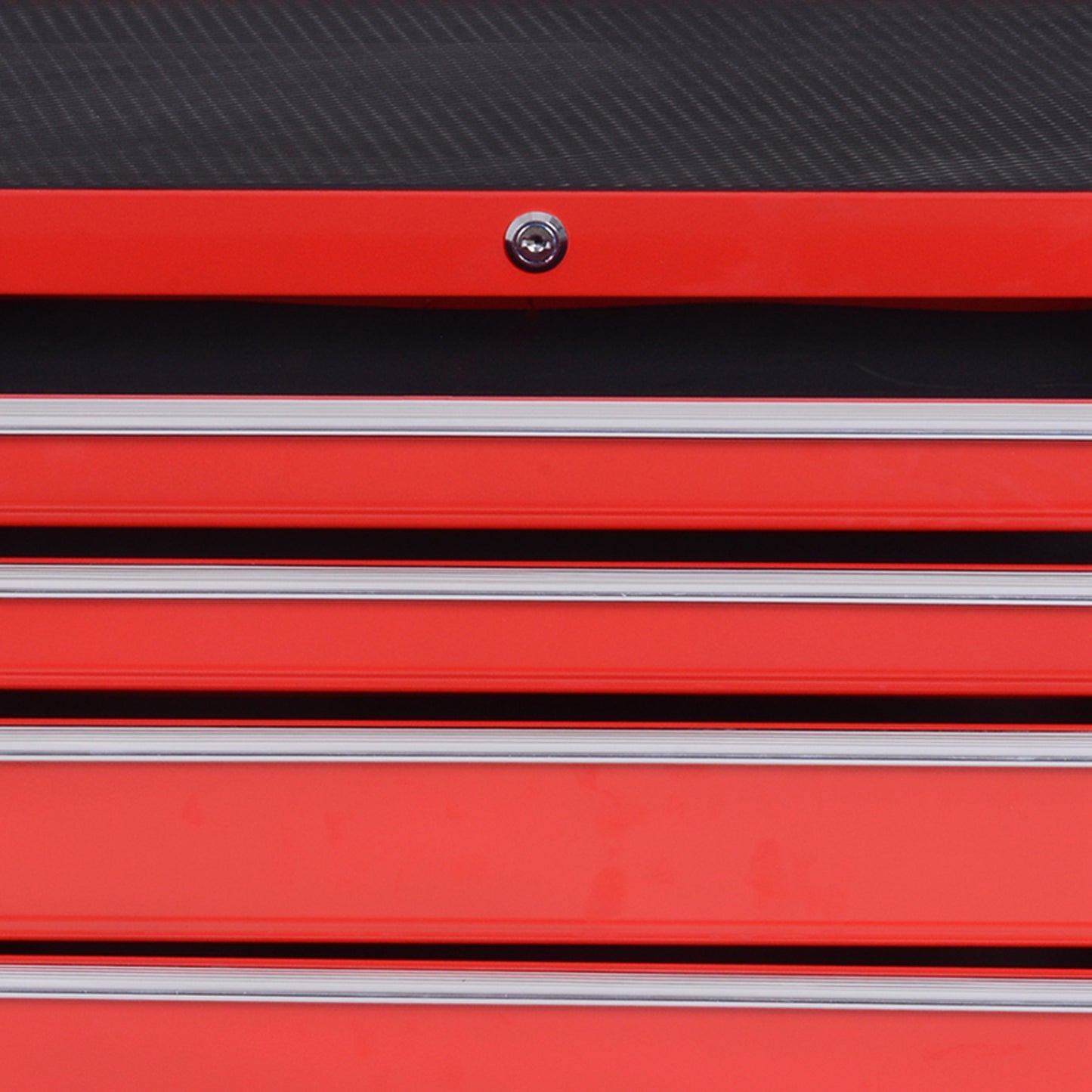 DURHAND Tool Box Chest on Wheels, 7-Drawer, Lockable Metal Tool Cabinet for Garage, Workshop, Red