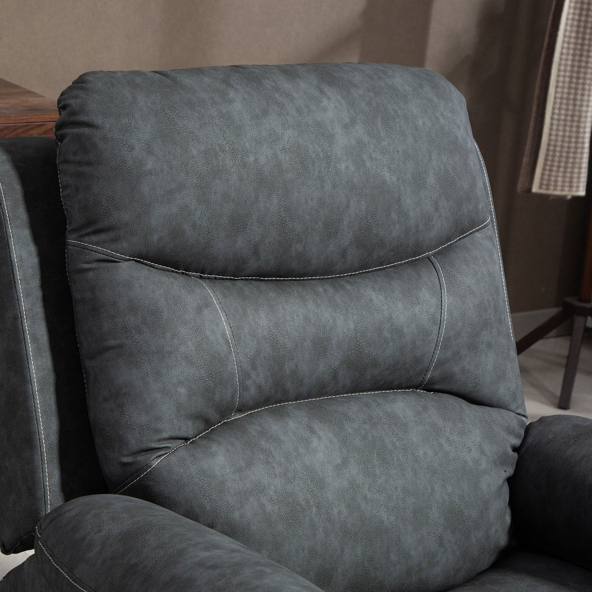 HOMCOM Riser Recliner Chair with Massage and Heat, Electric Lift Recliner Armchair for Elderly with Spring Cushion, Grey