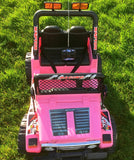 DRIFTER RAPTOR POWERFUL 12V ELECTRIC RIDE ON JEEP PINK