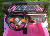 DRIFTER RAPTOR POWERFUL 12V ELECTRIC RIDE ON JEEP PINK